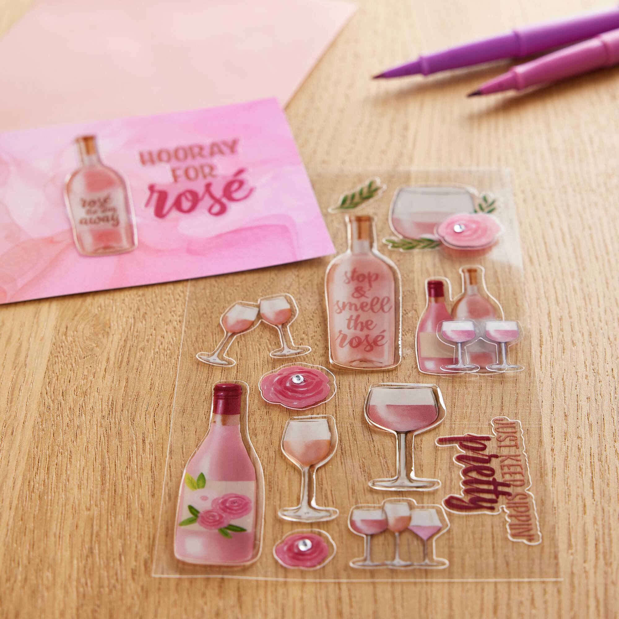Rosé Themed Stickers by Recollections™